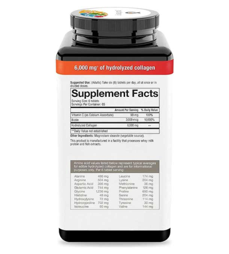 قرص کلاژن یوتئوری جوانساز پوست، مو و ناخن